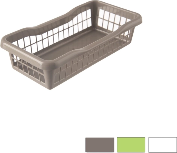 Coș de depozitare din plastic 20 × 10 × 5 cm, mix de culori - 1 bucată
