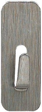 Cârlige autoadezive din oțel inoxidabil, dreptunghiulare 1,8 × 4,5 cm, set 4 buc