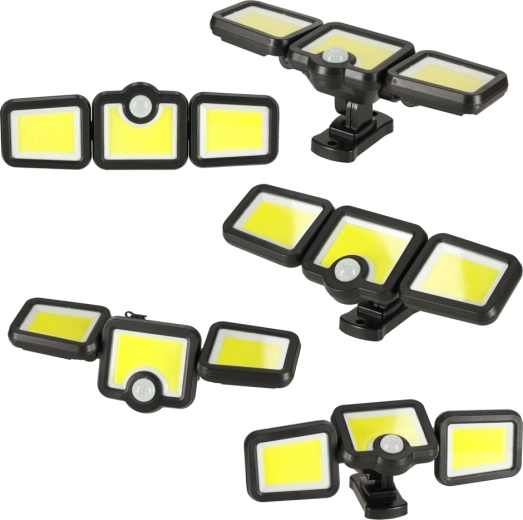 Trei proiectoare reglabile pentru iluminare extinsă
