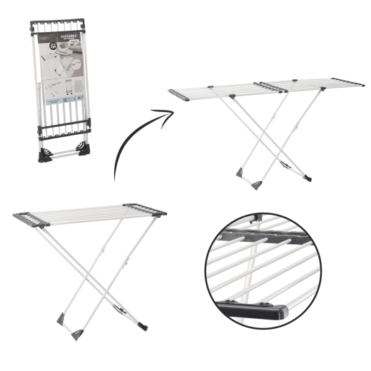 Uscător de rufe extensibil Angela cu lungime reglabilă