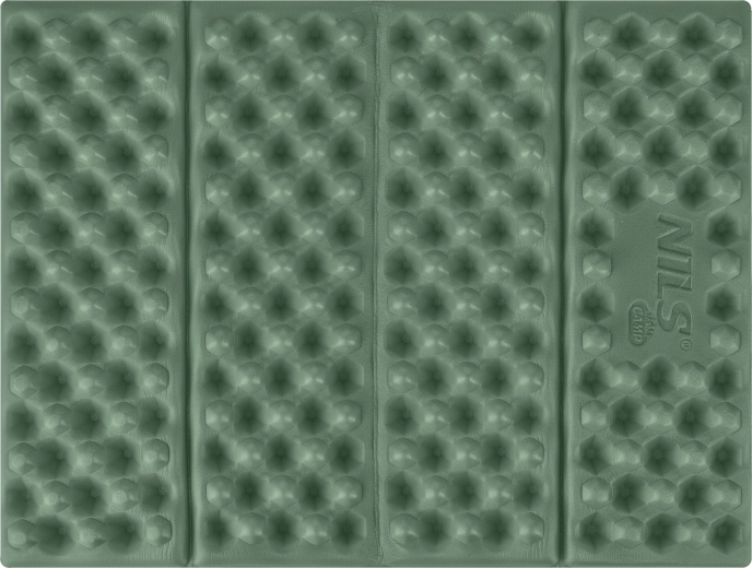 Scăunel pliabil din spumă cu strat reflectorizant NILS Camp verde