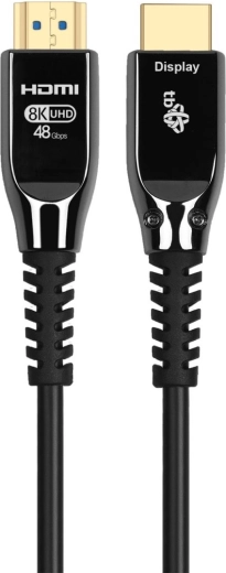 Cablu HDMI 2.1 optic 15 m 8K cu conectori placați cu aur