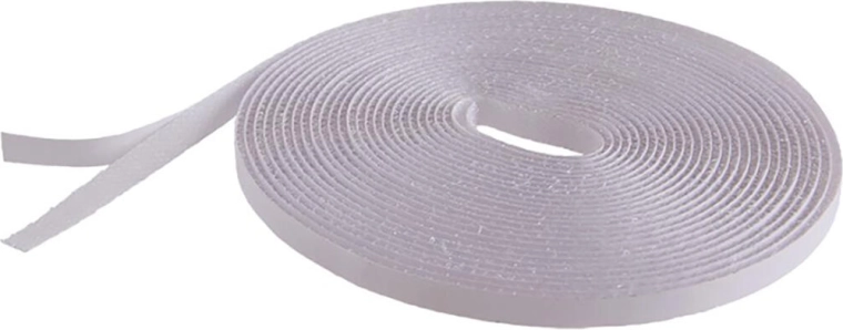 Bandă velcro autoadezivă pentru plase de țânțari pentru ferestre, 9 mm × 7 m
