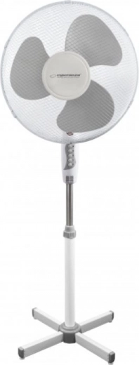 Ventilator pe stativ Hurricane alb-gri