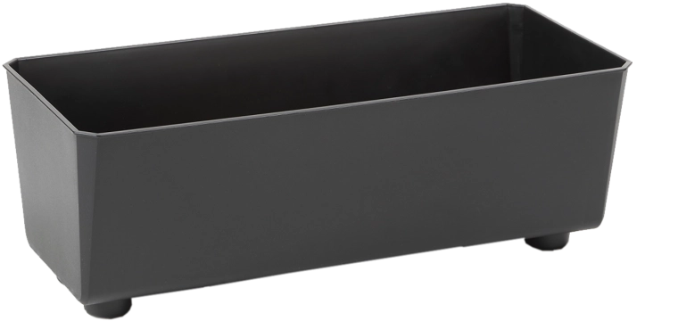 Jardinieră pentru flori SAGA 375 × 170 mm negru