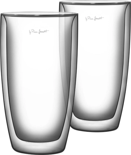 Set Lamart de pahare termice cu pereți dubli Café latte 380 ml, 2 buc.