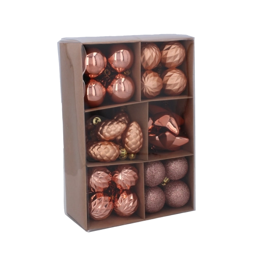 Paletă armonioasă de măsliniu, cupru și grafit