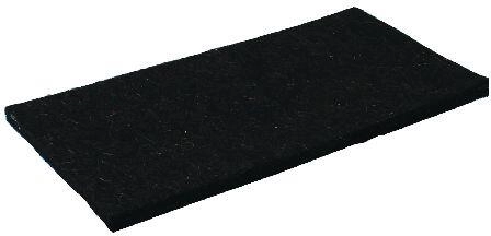 Felt negru de schimb 250 × 130 × 10 mm
