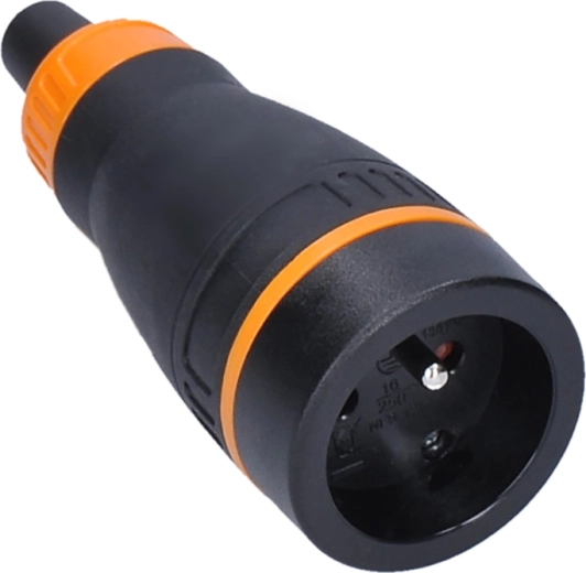 Protecție IP40, cu fișă IP44 până la IP44