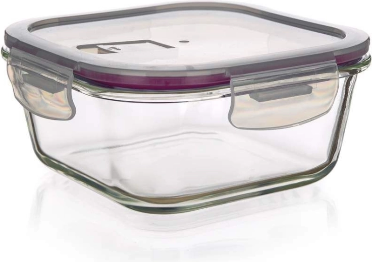 Borcan de sticlă Lora 0,5 l cu capac ermetic