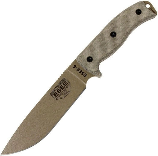 Cuțit universal ESEE-6 Dark Earth cu teacă