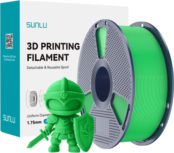 Filament Sunlu PLA+ 1,75 mm verde