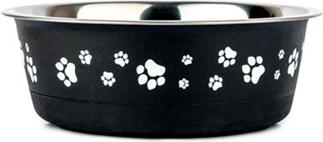 Bol pentru animale cu bază antiderapantă 450 ml inox