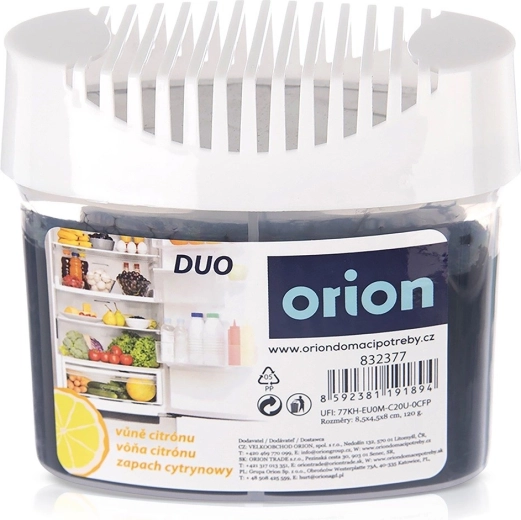 Absorbant de mirosuri pentru frigider duo cu parfum de lămâie
