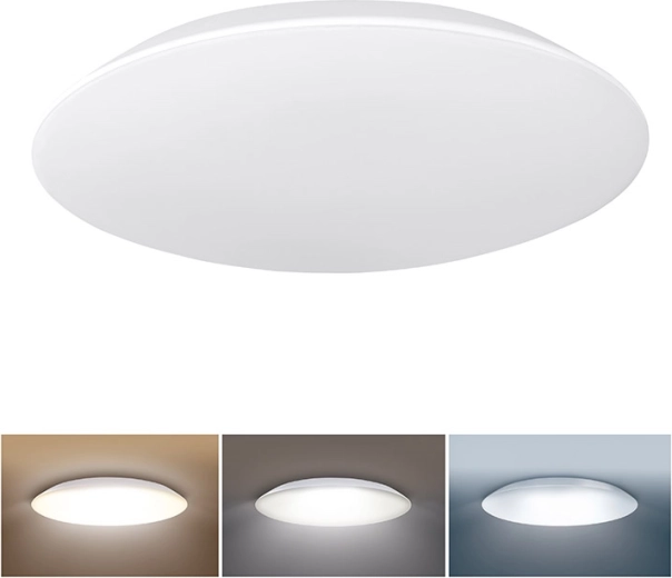 Solight corp de iluminat LED de tavan și perete Adrano IP54 18 W 1530 lm 3CCT 28 cm