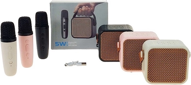 Boxă cu microfon pentru karaoke și divertisment acasă