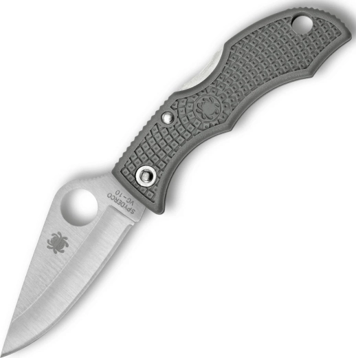 Spyderco Ladybug 3 cuțit de buzunar ușor, lamă satinată VG-10, FRN foliage green 4,9 cm