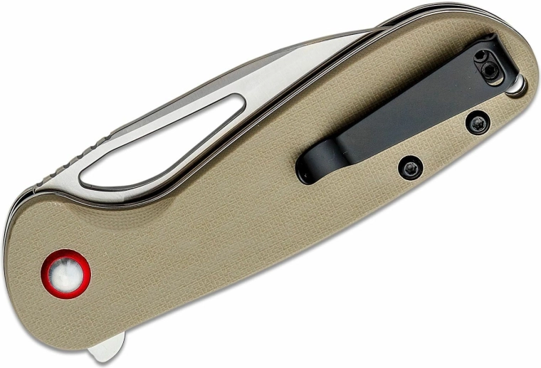 Mâner rezistent G10 cu clips de buzunar