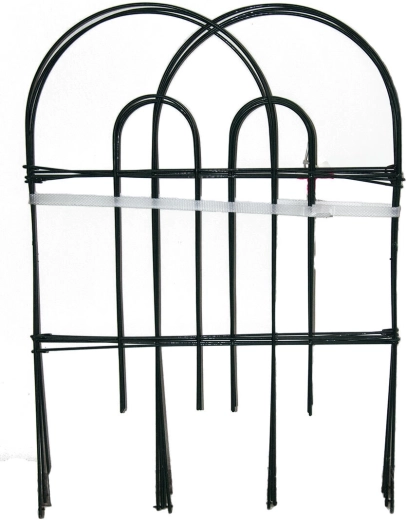 Gard viu gard verde 60 cm × 3 m, metal și plastic
