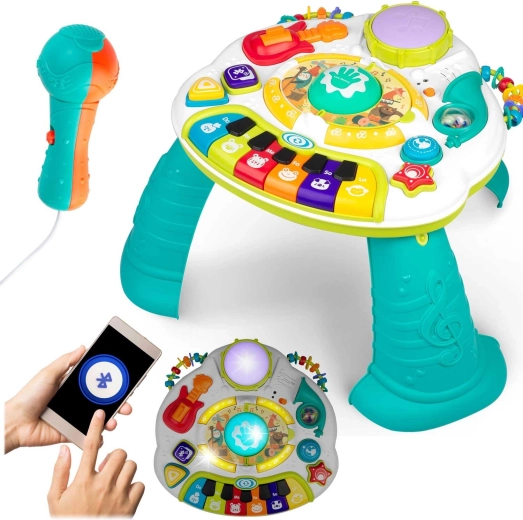 Măsuță educativă interactivă cu muzică și Bluetooth