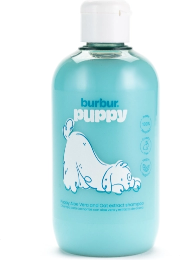 Burbur șampon pentru căței cu aloe vera și fulgi de ovăz 400 ml