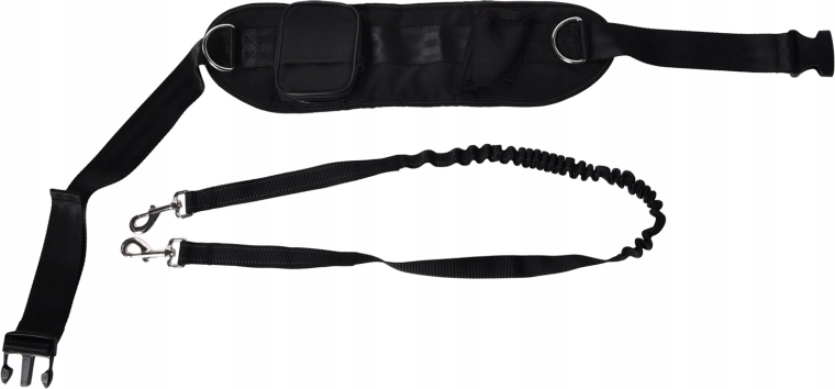 Lesă bungee elastică atenuează tracțiunile