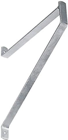 Suport universal din oțel 250 mm, zinc alb