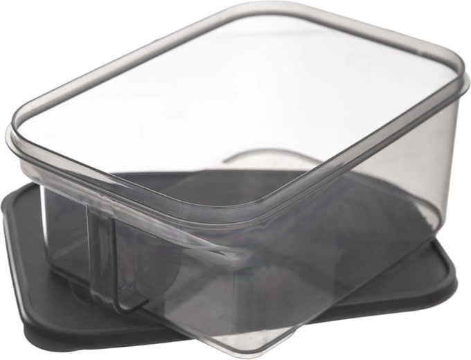 Pereți transparenți și design gri elegant