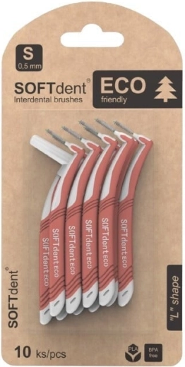 Periuțe interdentare Softdent ECO 0,5 mm S
