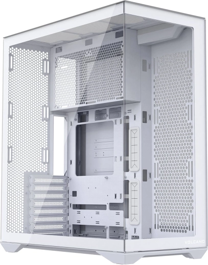 Modecom Volcano Space XL carcasă PC full tower albă cu sticlă securizată