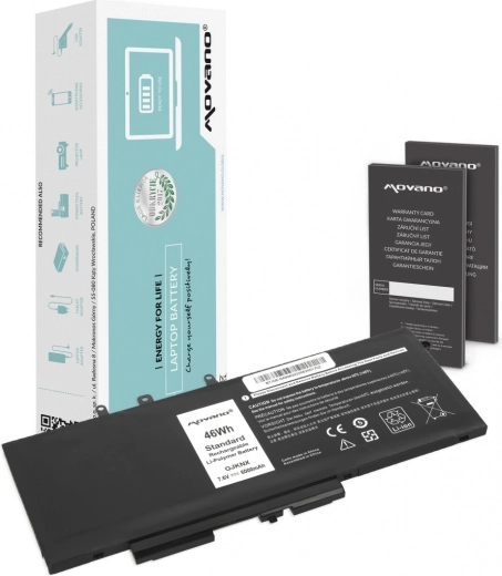 Baterie Movano pentru Dell Latitude 5280/5480/5490/5590 6000 mAh (46 Wh)