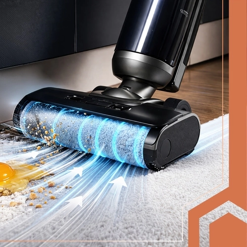 Rulou rotativ pentru curățenie temeinică