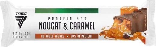 Baton proteic Trec cu nugat și caramel 46 g