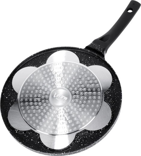 Compatibilă cu toate tipurile de plite, inclusiv inducție