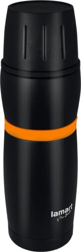 Termos Lamart Cup 480 ml negru/portocaliu