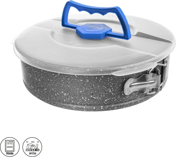 Formă de tort extensibilă Orion Grande cu capac, 26 cm