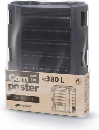 Composter Prosperplast COMPOGREEN 380 l, negru