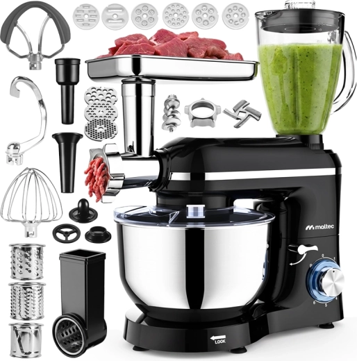 Robot de bucătărie MalTec MaltecChef 5000W cu blender și mașină de tocat carne