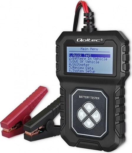 Tester digital al bateriei cu LCD pentru 12V AGM, GEL, STD, 30-220Ah