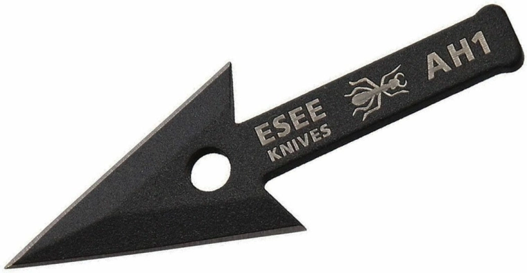 ESEE Arrowhead – vârf de săgeată din oțel carbon 6 cm, negru