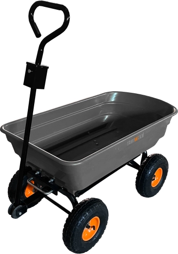 MalTec cărucior de grădină cu benă basculantă 75 l, 300 kg