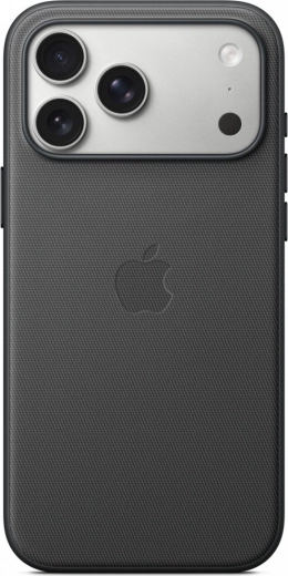 Husă textilă TechWoven cu MagSafe pentru iPhone 17 Pro Max – neagră