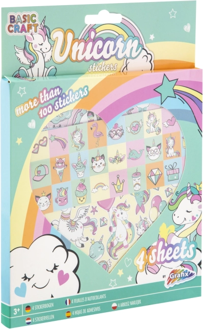 Autocolante Unicorn 4 coli