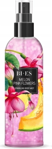 Spray de corp strălucitor BI-ES Melon Pink Flowers 200 ml