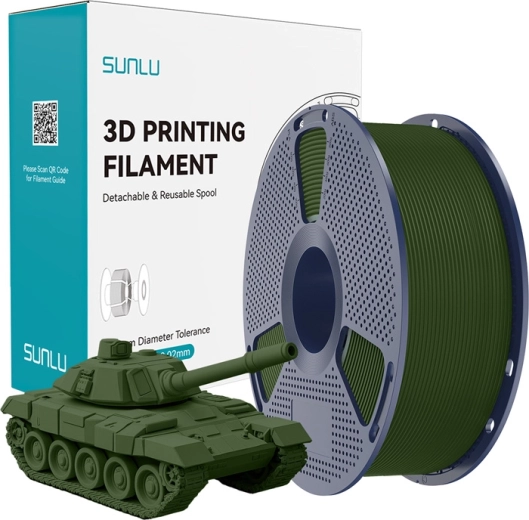 Sunlu PLA+ filament pentru viteză mare 1,75 mm – măsliniu