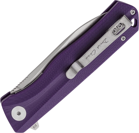 Mâner ergonomic G10 mov cu clemă de buzunar