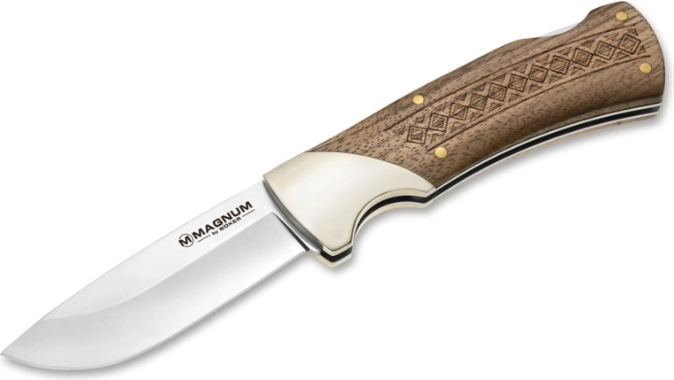 Magnum Woodcraft cuțit de buzunar 8,8 cm, mâner din lemn