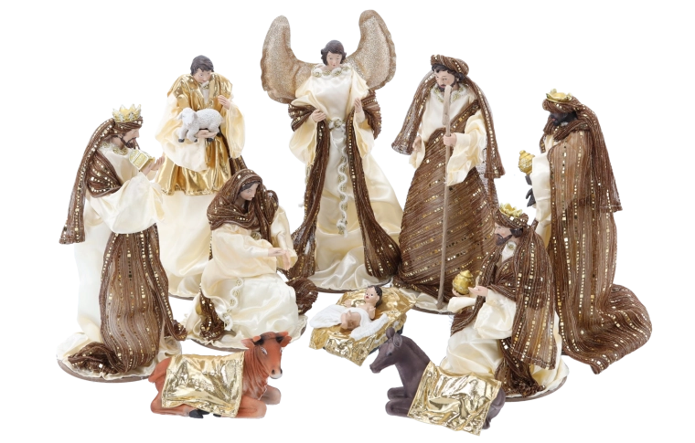 Iesle completă pentru o scenă de Crăciun instant