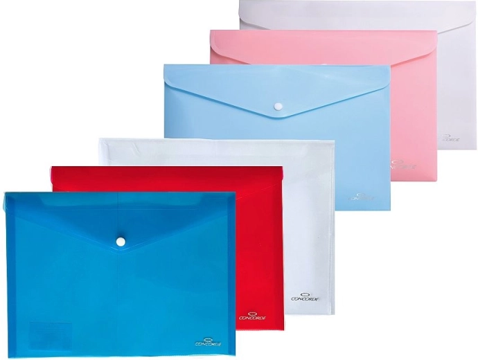 Mape pentru documente cu capsă A5 – mix de culori