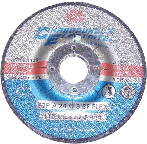 Disc de șlefuit pentru oțel 115 × 6 × 22,2 mm